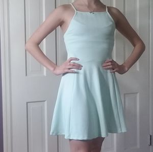 * H&M Mint Green Midi Dress